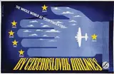 Wolfgang A. Schlosser, CSA Czechoslovak Airlines, 1946, poster