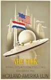 Willem F. ten Broek, Holland-Amerika Lijn New York Wereldtentoonstelling, 1938, poster
