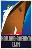 Willem F. ten Broek, Holland-Amerika Lijn, 1936, poster