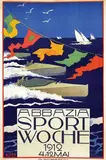 Stefanie Glax, Abbazia Sport Woche, 1911, poster