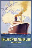 E. van Hove, Holland West-Afrika Lijn, poster