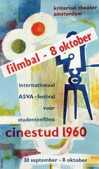 Daan Schiff, cinestud ASVA festival Amsterdam, 1960, poster