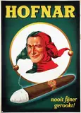 Avertising Agency Palm, Hofnar nooit fijner gerookt!, poster