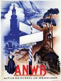 Jos van Woerkom, ANWB, 1940, poster