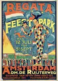 Willem Klijn, Regata Feestpark Amsterdam, 1919, poster