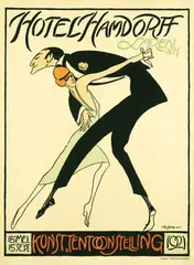 Jan Willem Sluiter, Hotel Hamdorff Laren Kunst-Tentoonstelling, 1921, poster