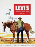 G. Conchitas, Levi's The real thing, 1960, poster