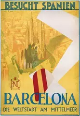 Federico Ribas, Besucht Spanien Barcelona, poster