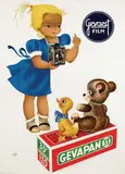 Gevaert film Gevapan 33 by Advertising Agency Alcover, 1952, poster, sold Nov 2011