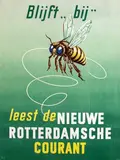 Jan Wijga, De Nieuwe Rotterdamsche Courant Blijft "bij"