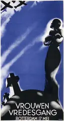 Segal, Vrouwen Vredesgang Rotterdam, 1940, poster