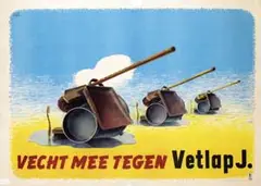 Meindert J. Compaan, Vecht mee tegen Vetlap J., 1940, poster