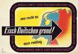 P. Fernhout, Eisch Duitschen Grond!, 1945, poster