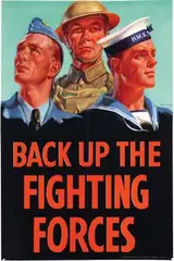Mackinlay, Back Up The Fighting Forces, poster