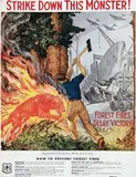 Willy Pogany, Strike Down This Monster!, 1942, poster
