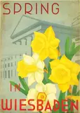 Spring in Wiesbaden by Friedrich T. Overbeck & Atl. Von Kleinschmit, 1933, poster, sold Nov 2011
