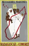 E. Faure, Messageries Maritimes Madagascar et Comores, poster