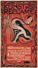 Jan B. Heukelom, Tentoonstelling Kunst in de Reclame Stedelijk Museum Amsterdam, 1917, poster