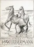 Max Liebermann, Kunsthaus Zürich Max Liebermann, 1923, poster