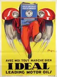 Roger Berckmans, Ideal Leading Motor Oils, 1929, poster