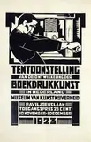 André van der Vossen, Tentoonstelling Boekdrukkunst, 1923, poster