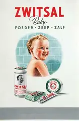 Monogram Vw, Zwitsal Baby-poeder-zeep-zalf, poster