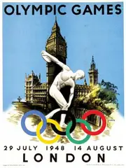 Walter Herz, Olympic Games London, poster