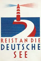 Reist an die Deutsche See by Alfred Mahlau, 1932, poster, sold Jun 2011