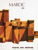 M. Gayraud, Royal Air Maroc, 1965, poster