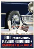 Advertising Agency Rabag, RAI-Tentoonstelling Personen-Automobielen, poster