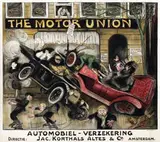 Gerardus H. Grauss, The Motor Union Automobiel-Verzekering, poster