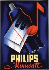 Jan van de Weg, Philips Miniwatt, poster