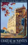Pierre Commarmond, Château de Nantes, 1930, poster