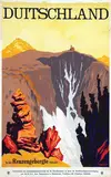 O. van Hout, Duitschland In het Reuzengebergte (Silezie), 1922, poster