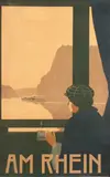 J. Wiemann, Am Rhein, 1907, poster