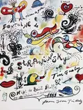 La Fontaine Stravinsky by Jean Tiguely & Niki de Saint Phalle, 1993, poster, sold Jun 2011