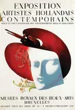 Eppo Doeve, Exposition Artistes Hollandais Contemporains Bruxelles, 1940, poster