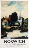 Rowland Hilder, Norwich, 1940, poster
