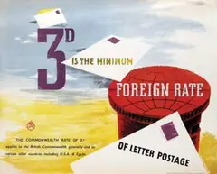 H. A. Rothholz, GPO 3D is the minimum, 1948, poster
