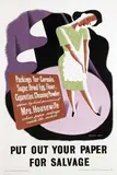 Reginald Mount, Put out your paper for salvage, poster