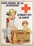 Maggie Salzedo, Croix Rouge de la Jeunesse Le bain c'est la santé, poster