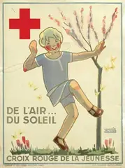 Maggie Salzedo, Croix Rouge de la Jeunesse de l'air du soleil, poster
