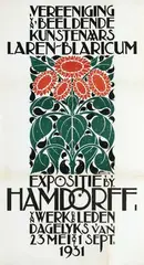 Johan Briedé, Expositie bij Hamdorff, 1931, poster