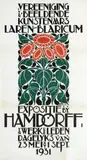 Johan Briedé, Expositie bij Hamdorff, 1931, poster