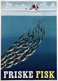 Aage Rasmussen, Friske Fisk, 1946, poster