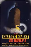 Patrick C. Keely, Zwarte Markt is Roof!, 1944, poster