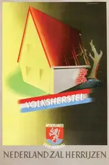 Frans Waslander, Nederlands Volksherstel, poster
