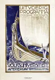 Huib M. Luns, Uitvoerig Programma Volksuniversiteit Amsterdam, poster