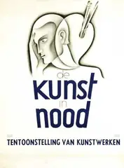 de Kunst in Nood by Albert Klijn, 1934, poster, sold Jun 2011