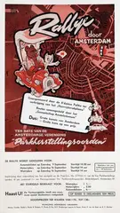 Marten Toonder, Rallye door Amsterdam, poster